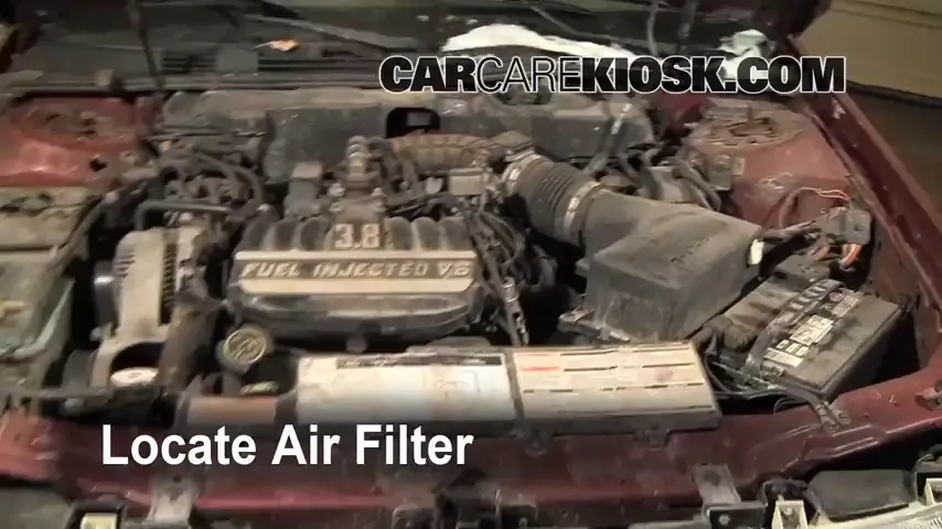 1993 Mercury Sable GS 3.8L V6 Sedan Air Filter (Engine)